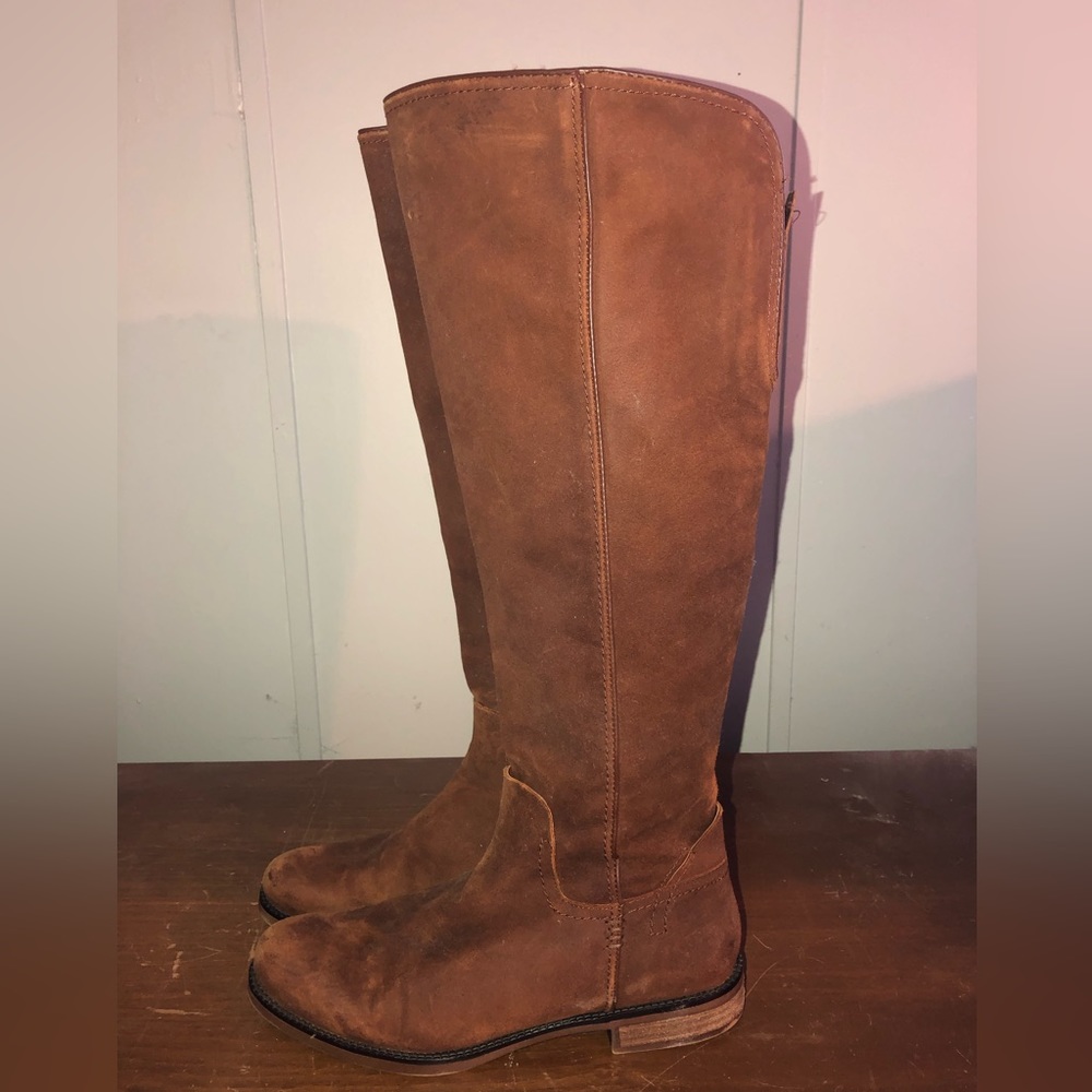 Franco Sarto knee high tall boots suede